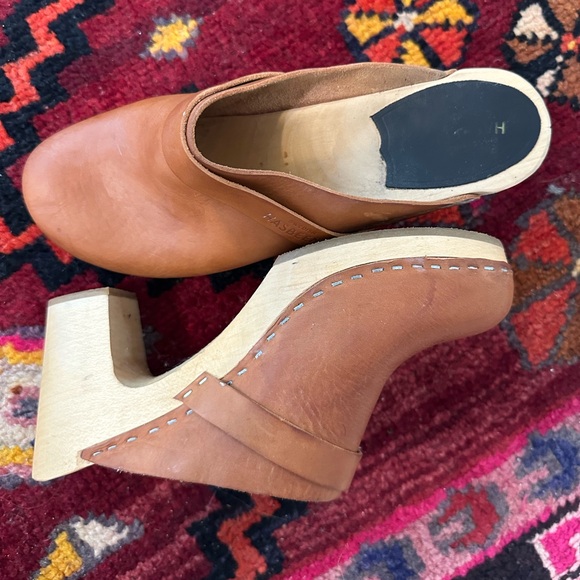 Swedish Hasbeens size 8, tan leather - Picture 4 of 5